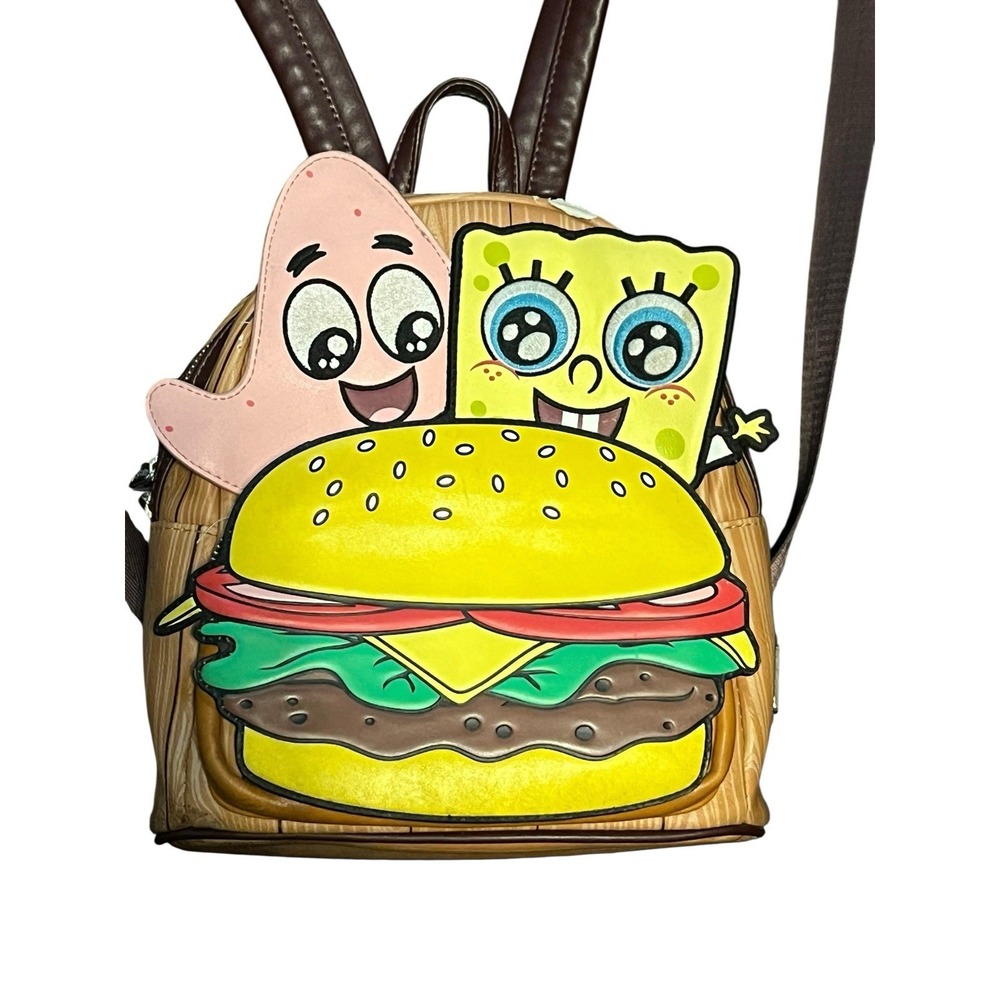 Spongebob Squarepants Patrick Krusty Krab Krabby Patty Loungefly Mini Backpack